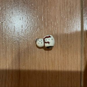 Pandora snowman charm silver